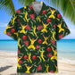 Australian Colorful Cricket Hawaiian Shirt For Outdoor Adventures, Coastal Travel, And Comfortable Casual Style