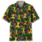 Australian Colorful Cricket Hawaiian Shirt For Outdoor Adventures, Coastal Travel, And Comfortable Casual Style