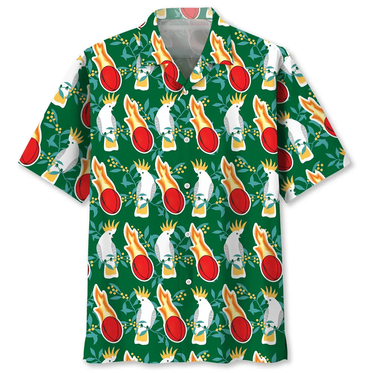 Australian Football Hawaiian Shirt For Resort Trips, Coastal Parties, And Warm Weather Style