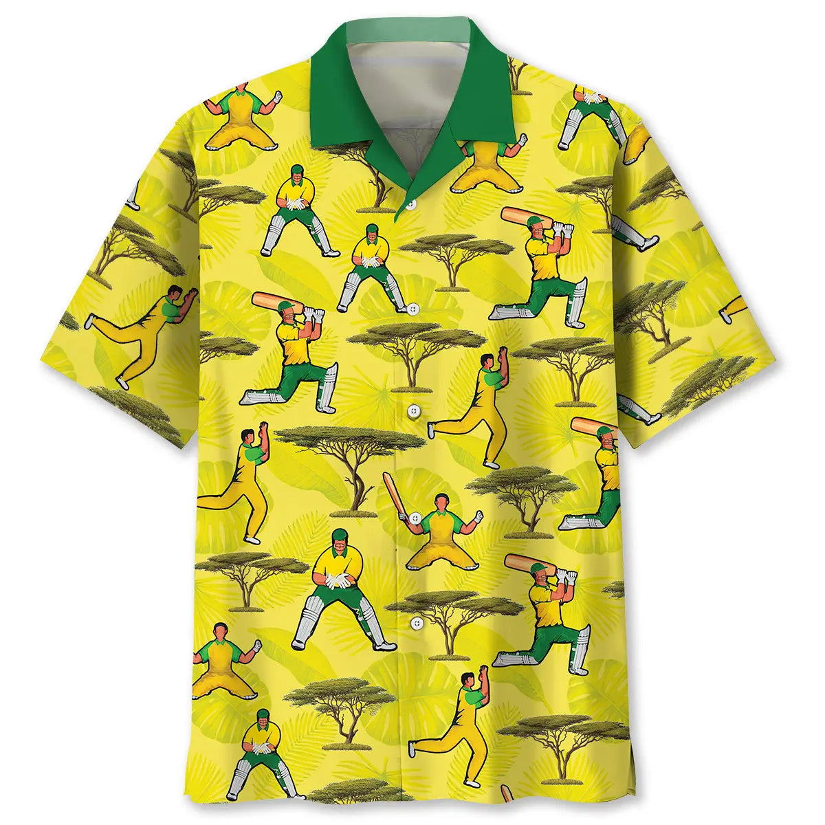 Australian Pride Cricket Hawaiian Shirt For Active Holidays, Resort Trips, And Warm Weather Gatherings