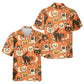 Halloween Island Pumpkin Cat Aloha Hawaiian Shirt For Halloween Parties, Beach Trips, And Bold Seasonal Style
