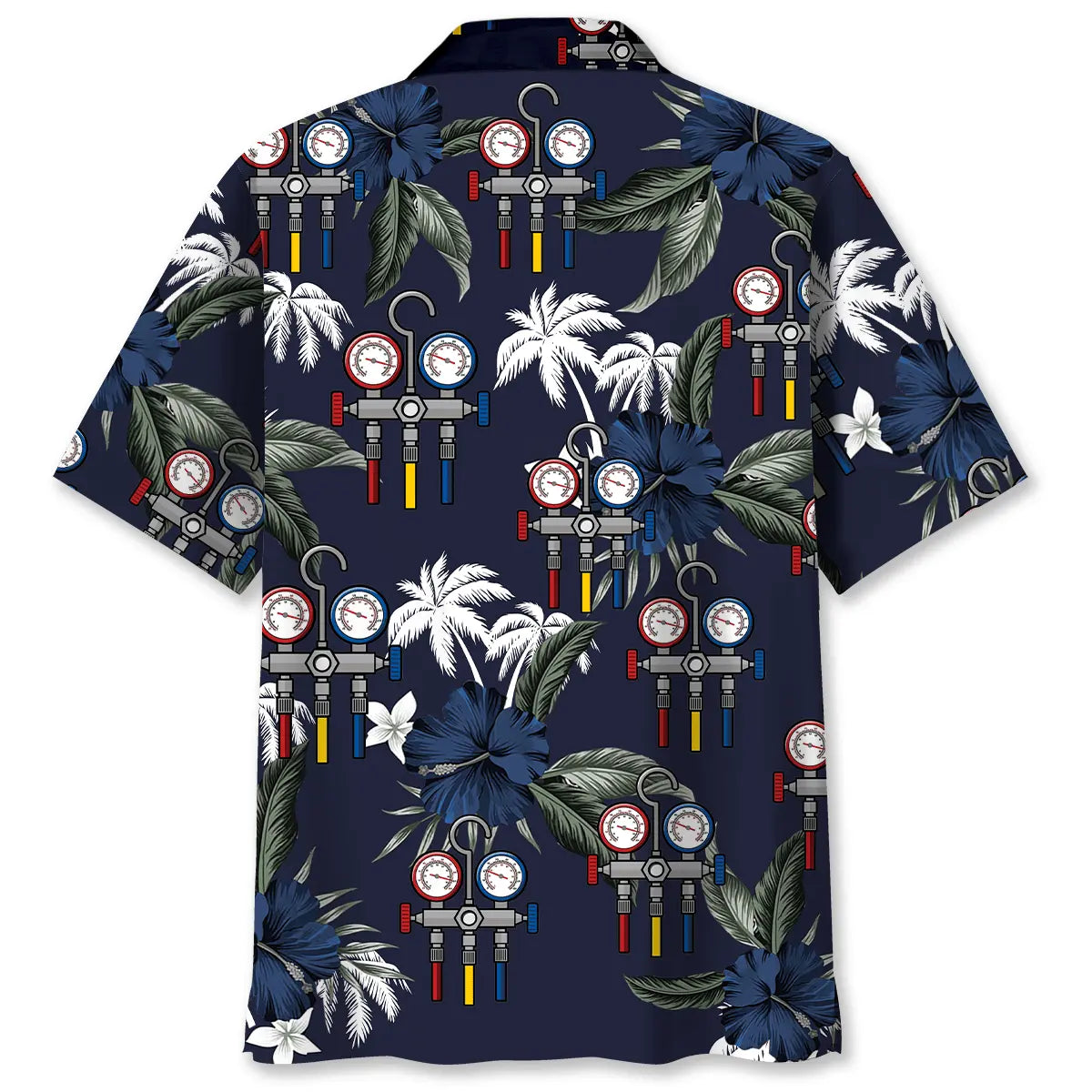 Bold HVAC Tech Hawaiian Shirt For Coastal Travel, Casual Events, And Comfortable Summer Wear