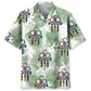 Tropical Bold HVAC Technician Hawaiian Shirt For Summer Vacation, Beach Travel, And Casual Wear