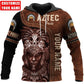 Personalized Aztec Pride Hoodie For Community Pride Outdoor Activities And Relaxed Styling