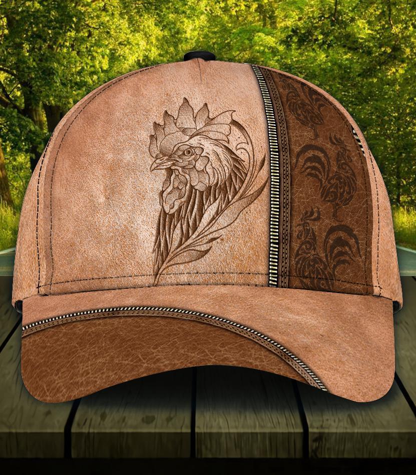 Rooster All Over Print Classic Cap For Everyday Outfits Coastal Travel And Gift Giving