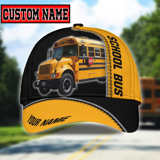 School Bus Custom All Over Print Classic Cap For Outdoor Travel Parties And Thoughtful Holiday Gifting