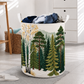 Evergreen Pine And Birch Forest Laundry Basket For Laundry Room Bathroom Bedroom Nursery And Everyday Home Organization