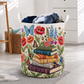 Floral Books And Butterflies Laundry Basket For Laundry Room Bathroom Bedroom Nursery And Everyday Home Organization