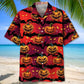 Bad Pumpkin Hawaiian Shirt For Costume Parties, Summer Travel, And Distinctive Casual Wear