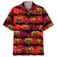 Bad Pumpkin Hawaiian Shirt For Costume Parties, Summer Travel, And Distinctive Casual Wear