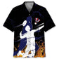Badminton Fire Hawaiian Shirt For Island Vacations, Resort Wear, And Relaxed Seasonal Style
