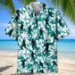 Tropical Badminton Hawaiian Shirt For Coastal Travel, Casual Events, And Comfortable Summer Wear