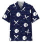 Colorful Baseball Hawaiian Shirt For Beach Days, Summer Outings, And Thoughtful Gift Giving