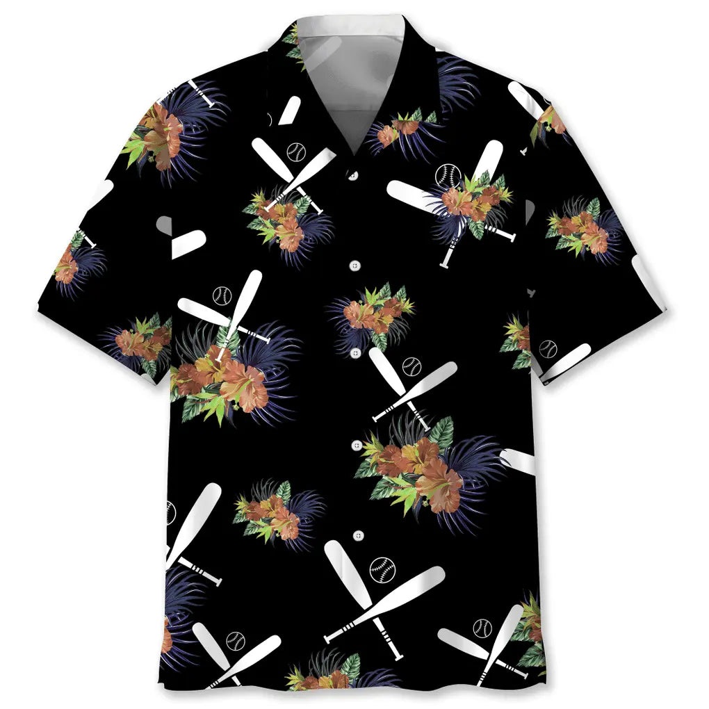 Baseball Nature Hawaiian Shirt For Coastal Travel, Casual Events, And Comfortable Summer Wear
