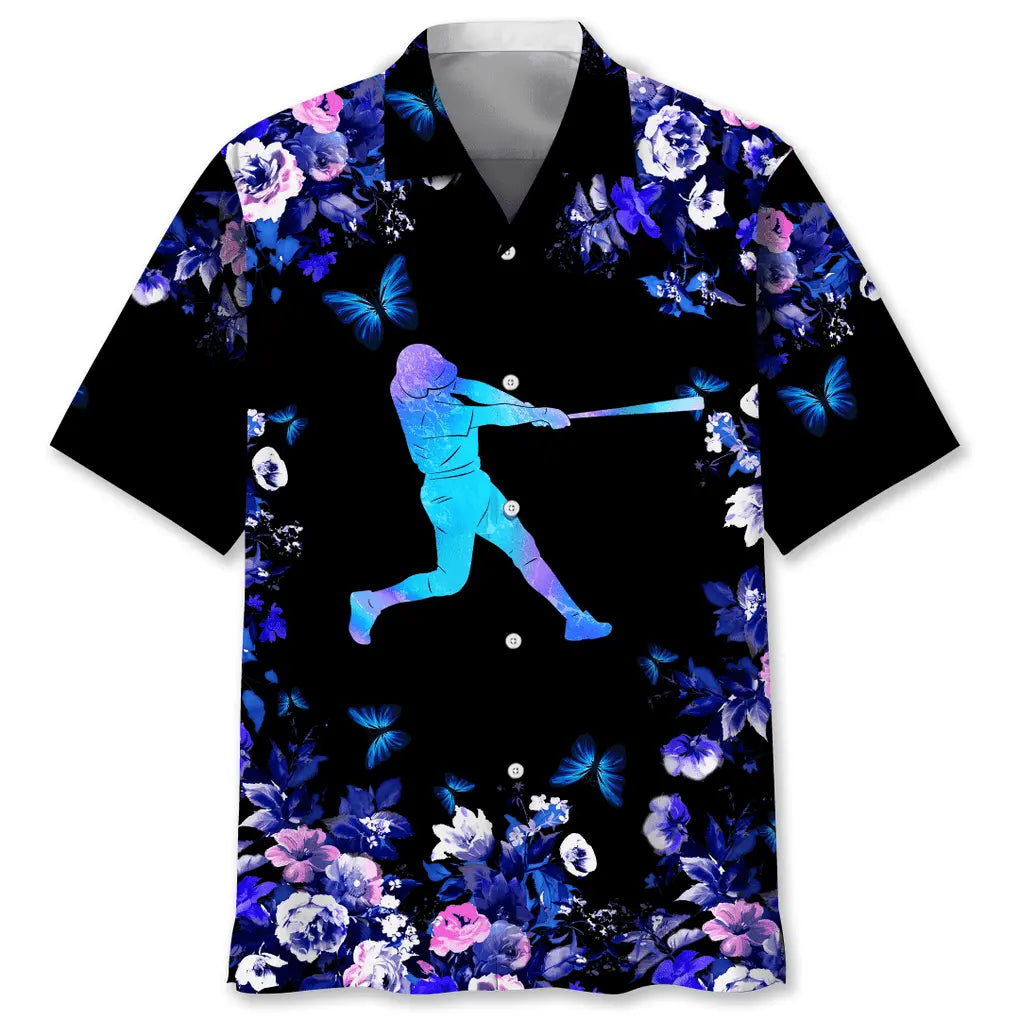 Baseball Nature Hawaiian Shirt For Island Vacations, Resort Wear, And Relaxed Seasonal Style