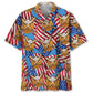 American Baseball Hawaiian Shirt For Tropical Holidays, Outdoor Gatherings, And Everyday Comfort