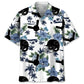 Baseball White Nature Hawaiian Shirt For Summer Vacation, Beach Travel, And Casual Wear