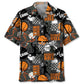 Basketball Black Hawaiian Shirt For Coastal Travel, Casual Events, And Comfortable Summer Wear