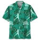 Basketball Kelly Green Hawaiian Shirt For Tropical Holidays, Outdoor Gatherings, And Everyday Comfort