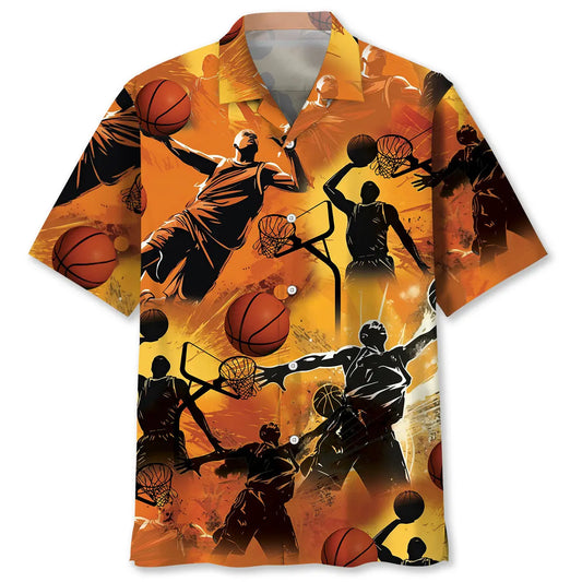 Basketball Players Hawaiian Shirt For Summer Vacation, Beach Travel, And Casual Wear