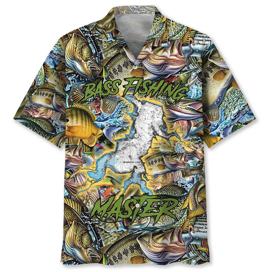 Bass Fishing Master Hawaiian Shirt For Beach Days, Summer Outings, And Thoughtful Gift Giving