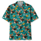 Basset Hound Hotdog Hawaiian Shirt For Resort Trips, Coastal Parties, And Warm Weather Style