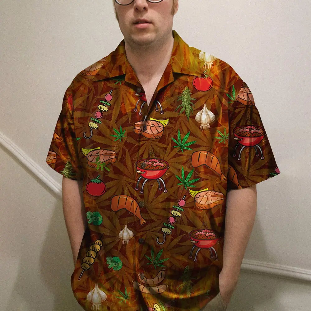 Island Funny BBQ Barbecue Grill Aloha Hawaiian Shirt For Beach Days, Summer Outings, And Thoughtful Gift Giving