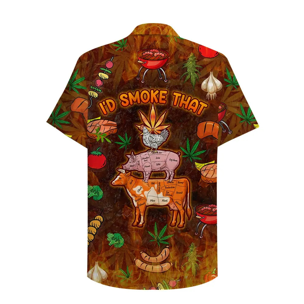 Island Funny BBQ Barbecue Grill Aloha Hawaiian Shirt For Beach Days, Summer Outings, And Thoughtful Gift Giving