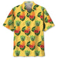 Beach Pineapple Hawaiian Shirt For Tropical Holidays, Resort Trips, And Relaxed Coastal Style