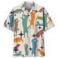 Colorful Beagle Hawaiian Shirt For Island Vacations, Resort Wear, And Relaxed Seasonal Style
