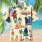 Tropical Bear Surfing Hawaiian Shirt For Active Holidays, Resort Trips, And Warm Weather Gatherings