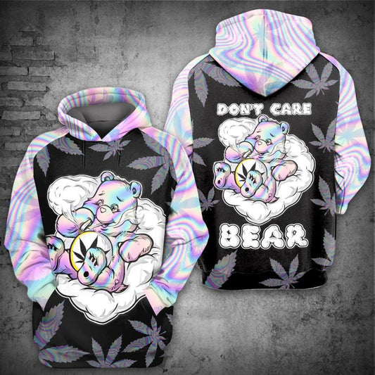 Carefree Bear Hoodie For Animal Enthusiasts Outdoor Activities And Daily Wear