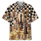 Beautiful Chess Vintage Art Hawaiian Shirt For Beachside Event And Comfortable Travel Wear