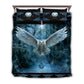 Snow Owl Wildlife Bedding Cover For Cozy Bedroom Decor