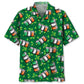 Beer Shamrock Irish Saint Patrick's Day Hawaiian Shirt For Holiday Parties, Tropical Vacations, And Festive Gift Giving