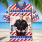 Dad Police Personalized Photo Hawaiian Shirt For Coastal Travel, Casual Events, And Comfortable Summer Wear