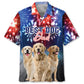 Dog Dad Personalized Photo Hawaiian Shirt For Summer Vacation, Beach Travel, And Casual Wear