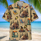 Bigfoot Camping Vintage Hawaiian Shirt For Relaxed Getaway And Weekend Wear