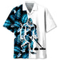 Tropical Bigfoot Curling Hawaiian Shirt For Resort Trips, Coastal Parties, And Warm Weather Style