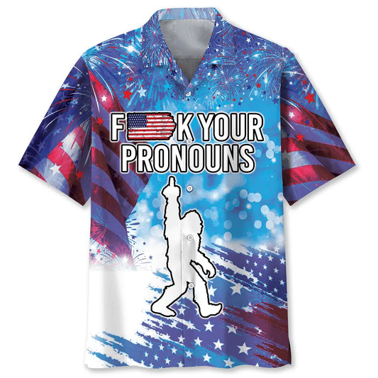 Bigfoot Outdoor Humor Hawaiian Shirt For Island Adventure, Cruise Journey, And Daily Summer Wear