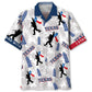 Bigfoot Texas Pride Hawaiian Shirt For Nature Fans, Resort Trips, And Comfortable Warm Weather Wear
