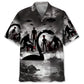 Bigfoot Nessie Alien Mythical Monster Hawaiian Shirt For Island Adventure And Relaxed Resort Style