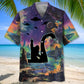 Bigfoot Nessie Night Hawaiian Shirt For Coastal Adventure And Travel Ready Style