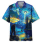 Bigfoot Lake Monster UFO Hawaiian Shirt For Resort Trips, Coastal Parties, And Warm Weather Style