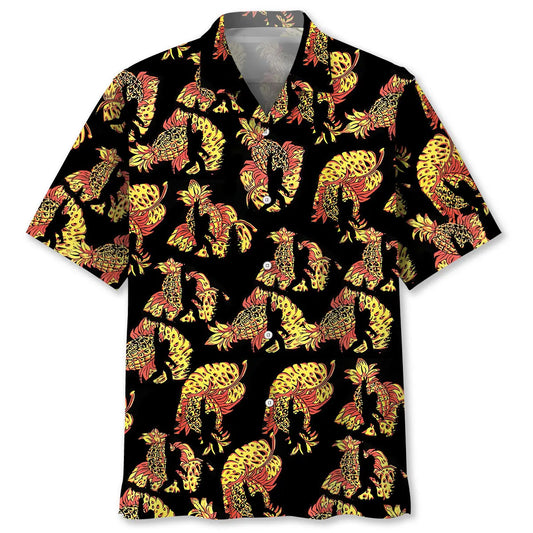 Bigfoot Pineapple Hawaiian Shirt For Animal Lovers, Beach Travel, And Casual Summer Style