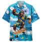 Bigfoot Surfing Hawaiian Shirt For Island Vacations, Resort Wear, And Relaxed Seasonal Style