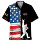 Bigfoot American Heritage Hawaiian Shirt For Weekend Escape And Resort Wear