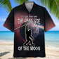 Bigfoot Moonlit Sky Hawaiian Shirt For Nature Fans, Resort Trips, And Comfortable Warm Weather Wear