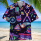 Neon Billiard Hawaiian Shirt For Beach Days, Weekend Events, And Thoughtful Gift Giving