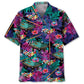 Tropical Billiard Purple Hawaiian Shirt For Beach Days, Weekend Events, And Thoughtful Gift Giving